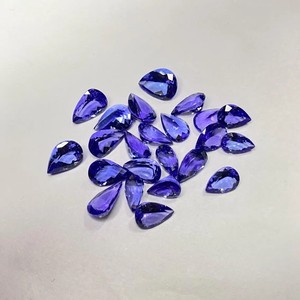 Piedra Preciosa Natural de Tanzanita Azul en Forma de Pera, Piedra Suelta Facetada, Tanzanita Azul Violeta, Grado AAA, Venta al por Mayor, Gemas Hasnain - Product Image 1