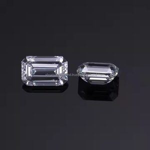 เพชร SHRAMAN DIAMOND เจียระไนอย่างดี 0.75 กะรัต/เม็ด เพชรเพาะเลี้ยงในห้องปฏิบัติการ ความสะอาดระดับ VS-Si รูปทรงมรกต เพชรเม็ดเดี่ยว สี DEF ราคาถูก สำหรับทำเครื่องประดับ - Product Image 1