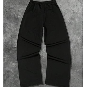 ODM OEM Men’s Rhinestone Sweatpants <b>Rainbow</b> Spray Raw Edge Straight Leg Hip Hop Streetwear Jogger Pants Custom <b>Trousers</b> - Product Image 6