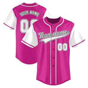 Camiseta de Béisbol Transpirable con Nombre de Equipo Personalizado, Diseño Propio, Camiseta de Softbol con Botones Completos para Unisex, Uniforme de Béisbol Estampado a Bajo Precio - Product Image 4