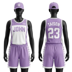 Ensemble d'uniformes de basketball pour femmes en maille polyester 160g de qualité supérieure, vert olive beige, impression par transfert thermique personnalisée sur le devant, respirant et à séchage rapide - Product Image 5