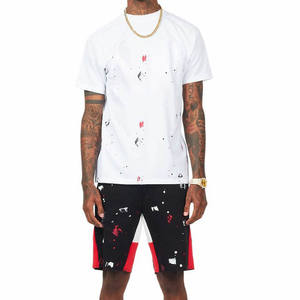 Ensemble de vêtements de sport pour homme, t-shirt et short, tenue en deux pièces, décontractée, entraînement, gym, fitness, été, vêtements de sport actifs - Product Image 4