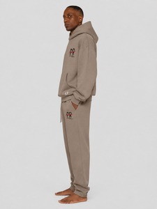 Ensemble de survêtement décontracté pour homme en mélange de coton doux, veste zippée et pantalon de jogging, tenue confortable pour le sport, la gym, l'entraînement et la détente - Product Image 4