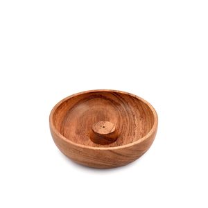 Quemador de Incienso de Sándalo Hecho a Mano, Cuenco de Madera, Porta Incienso Aromático para Uso en Todas las Estaciones - Product Image 3