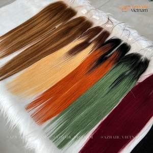 Cierre de encaje 2x4 5x5 para hacer peluca, vendedores de cabello vietnamita, pelucas de cabello humano liso de hueso para extensiones de cabello de mujeres negras - Product Image 3