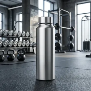 Bouteille d'eau en acier inoxydable pour réfrigérateur, école, bureau, salle de sport, voyage, anti-fuite, réutilisable, vaisselle, bouteille - Product Image 3