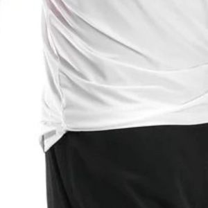 Mens <b>White</b> Racerback <b>Tank</b> <b>Top</b> Sleeveless Athletic Shirt Lightweight Casual Workout Running Gym Training Sportswear Fitted - Product Image 5