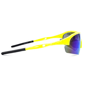Lunettes de soleil de sport jaunes Guga OEM P1129 |   Cadre PC polarisé TAC pour lentilles coupe-vent |   En stock et logo personnalisé pour la vente en gros B2B - Product Image 2