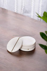 Posavasos de mármol y nogal de diseño europeo, regalos de boda de alta calidad, portavasos clásicos, alfombrillas para mesa de cocina, regalos de boda - Product Image 5