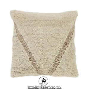 Luxury Bohemian Wool Cushion <b>Cover</b> Handwoven Beautiful Home Decor Design by ITHL Indoor Outdoor Vintage Pattern <b>Throw</b> Pillow - Product Image 1