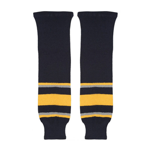 Chaussettes de hockey sur glace unisexes avec services OEM, impression personnalisée directement du fabricant pakistanais, prix bas, vêtements de sport en polyester - Product Image 1