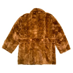 Manteau de luxe en fausse fourrure pour femme, hiver, manches longues, chaud, en peluche, style mode, sur mesure OEM ODM, vente en gros, vêtement d'extérieur haut de gamme - Product Image 4