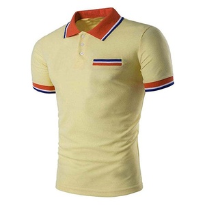 Chemises d'été pour hommes JACOMO APPAREL, respirantes, couleur unie, manches courtes, séchage rapide, tricotées, 100% coton, coupe ajustée, décontractées, personnalisées - Product Image 5