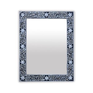 Handcrafted Mother of Pearl Inlay Arabic Wall Mirror Frame Luxury Decorative Piece for Modern and Classic Interiors - Product Image 2