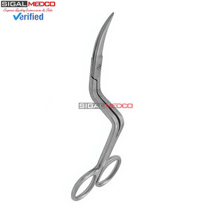 Ciseaux à double courbure pour broderie machine, 6 pouces, manche courbé professionnel, acier inoxydable de qualité allemande, précision pour fil - Product Image 3
