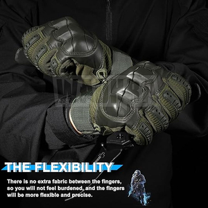 Hot Selling Tactical <b>Paintball</b> Gloves Anti-Slip Knuckle Protection Breathable Outdoor Gloves OEM Supplier - Product Image 5