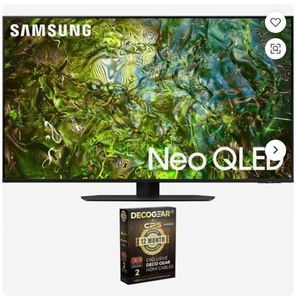 Téléviseur intelligent QLED 4K HDR Tizen OS à écran incurvé 85/75/65/55 pouces noir pour hôtels - Product Image 1