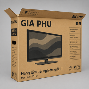 กล่องบรรจุภัณฑ์กระจกแบบลูกฟูก รีไซเคิลได้ ทนทาน สำหรับส่งสินค้าบ้านที่เปราะบาง - Product Image 2