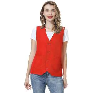 2025 Chaleco DE TRABAJO abotonado unisex Excelente para actividades voluntarias y uniformes de supermercado - Product Image 1