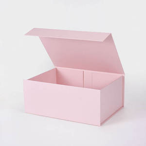 Luxury A5 Magnetic Gift <b>Box</b> with Ribbon Folding Rigid <b>White</b> Gift Packaging <b>Box</b> Wholesale - Product Image 4