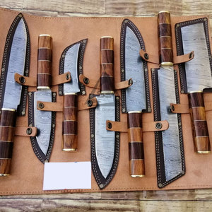 Juego de Cuchillos de Chef Damasco Hechos a Mano de Último Estilo, Alta Calidad, 67 Capas, Precio Razonable, en Stock, Venta al por Mayor - Product Image 5