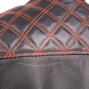 Vêtements de sécurité Gilet de moto en cuir de qualité supérieure Gilet de moto en cuir sur mesure en gros - Product Image 5