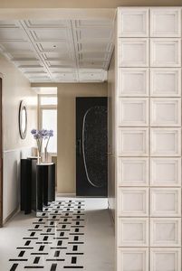 Mosaico de Mármol Natural Ónix Rojo Moderno, 20x20mm, Acabado Pulido, Parqué de 6mm, Ecológico, Resistente al Agua, para Paredes Interiores de Hoteles - Product Image 5