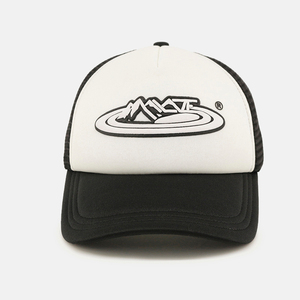 Breathable 7-Panel Mesh Sporty Common Trucker <b>Hats</b> Adjustable Lightweight Outdoor Snapback <b>Caps</b> - Product Image 2