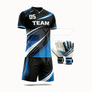 Stock High Quality Quick Dry Sleeveless <b>Soccer</b> Uniforms Printed Breathable 100% Polyester OEM Service Customizable Pakistan - Product Image 2