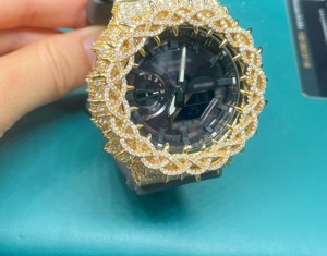 นาฬิกา GShock รุ่น GA2100 Ice Fusion แบบคัสตอม ประดับคริสตัลพรีเมียม สไตล์ฮิปฮอปสุดหรู นาฬิกาดิจิตอลแนวสตรีทแฟชั่น - Product Image 5