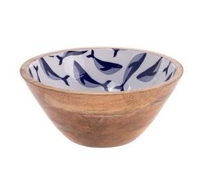Trusted Manufacturer Innovative Wooden Bowl With Enamel Work Designer Serving Bowl for Dry Fruits Candies and <b>Table</b> Decoration - Product Image 3