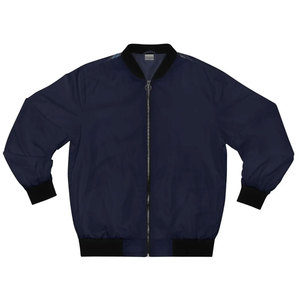 Chaqueta Sukajan de estilo moderno para hombre con patrón bordado detallado, tela satinada ligera, estilo urbano. - Product Image 1