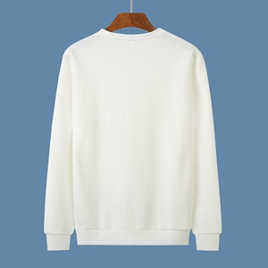 เสื้อสเวตเชิ้ตคอกลมโอเวอร์ไซส์บุขนผ้าฝ้าย 100% หนานุ่มสำหรับฤดูหนาวสำหรับผู้ชาย - Product Image 5