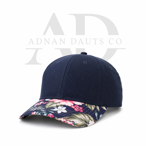 Gorra de Béisbol con Visera Floral Personalizada y Logotipo Bordado |   Gorra Ajustable con Cierre a Presión |   Proveedor de Gorras de Béisbol Personalizadas OEM - Product Image 4