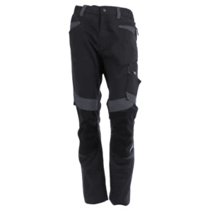 Pantalones de Trabajo de Alta Calidad, Ropa de Seguridad, Poliéster sin Costuras, Estilo Único, Alta Visibilidad, Color Negro - Product Image 1