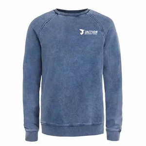 Sudaderas Básicas con Logotipo Personalizado para Hombre, Diseño Moderno, Transpirables, Lavadas al Ácido - Product Image 1