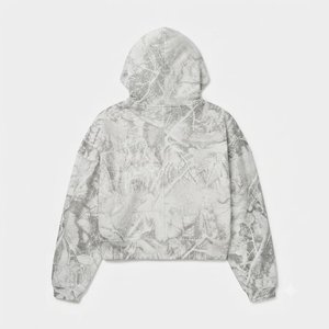 Sweat-shirt à capuche pour femme, personnalisé avec logo, très demandé, à manches longues, imprimé, tricoté, décontracté, pour l'automne, respirant, coupe courte - Product Image 2
