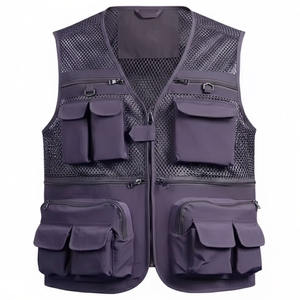 Chaleco Cargo para Hombre, Estilo Casual, para Otoño, Trabajo al Aire Libre, Pesca, Viajes, con Múltiples Bolsillos, Secado Rápido y Transpirable, Venta al Por Mayor - Product Image 2