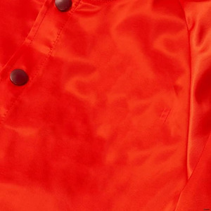 Veste universitaire rouge pour homme, coupe classique, col rabattu, doublure en satin, fermeture boutonnée, couleur unie, style décontracté d'automne - Product Image 3