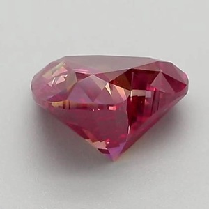 Diamante rosa rubí de corte corazón, cultivado en laboratorio, certificado por IGI, diamante rosa suelto para anillo de compromiso personalizado, de 1 a 5 quilates, VVS VS - Product Image 2