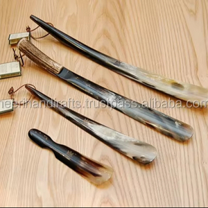 Hanging Shoe Horn Long Short Natural Eco Friendly Polished Modern Shoe Wearer Tool Stylish Shoe <b>Helper</b> Hook Sheeri Handicrafts - Product Image 6