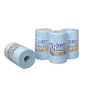 Fournisseur en gros OEM Krclean Lingettes de cuisine écologiques 200 feuilles 20x20cm Rouleau de papier absorbant pour le nettoyage - Product Image 1