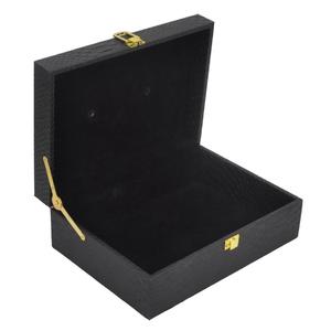 Crocodile Leather Box Handmade Luxury Gift Boxes & <b>Bins</b> Eco Friendly Lightweight Luxury Storage Box Gold Horse Bit Style Latest - Product Image 6