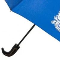 Paraguas Azul y Negro de Phi Beta Sigma, Fraternidad Griega Sigma 1914, Paraguas Compacto Resistente al Viento para Hombre y Mujer