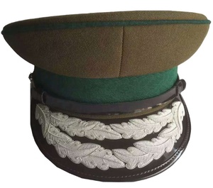 New Design Embroidered Outdoor Peak <b>Cap</b> Handmade Formal Hats <b>Wool</b> Polyester Customized Design Logo Premium Finish Adjustable - Product Image 1