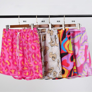 Shorts de Baño para Hombre con Estampado de Jirafa, Secado Rápido, Cintura con Cordón Ajustable, Estilo Casual - Product Image 3
