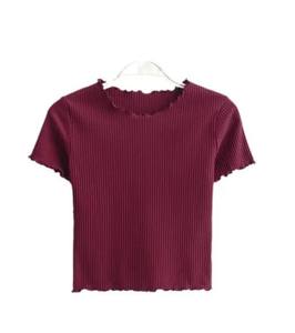 T-shirts décontractés pour femmes, coupe ajustée, en tissu Oxford 100 % coton, respirants, anti-plis, séchage rapide, manches courtes - Product Image 4