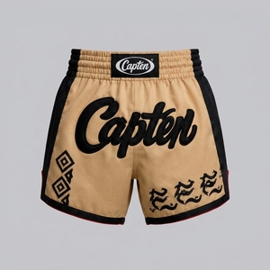 Pantalones Cortos de Muay Thai Personalizados para Hombre, Satén Premium Transpirable, Poliéster/Algodón, Ropa de Entrenamiento de Kickboxing, Ligeros y Deportivos - Product Image 6