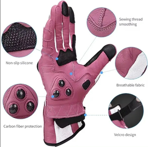 Guantes de Motociclismo para Exteriores, de Cuero PU, Completos, Impermeables, con Pantalla Táctil, Unisex, Colores Personalizados, para Motocicleta, Esquí y Ciclismo - Product Image 6