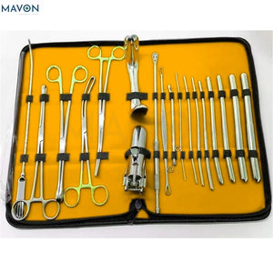 Juego de Instrumentos Quirúrgicos Médicos Manuales Aprobados, Precio al por Mayor, Kit de Ginecología de 9 Piezas de Acero Inoxidable - Product Image 3